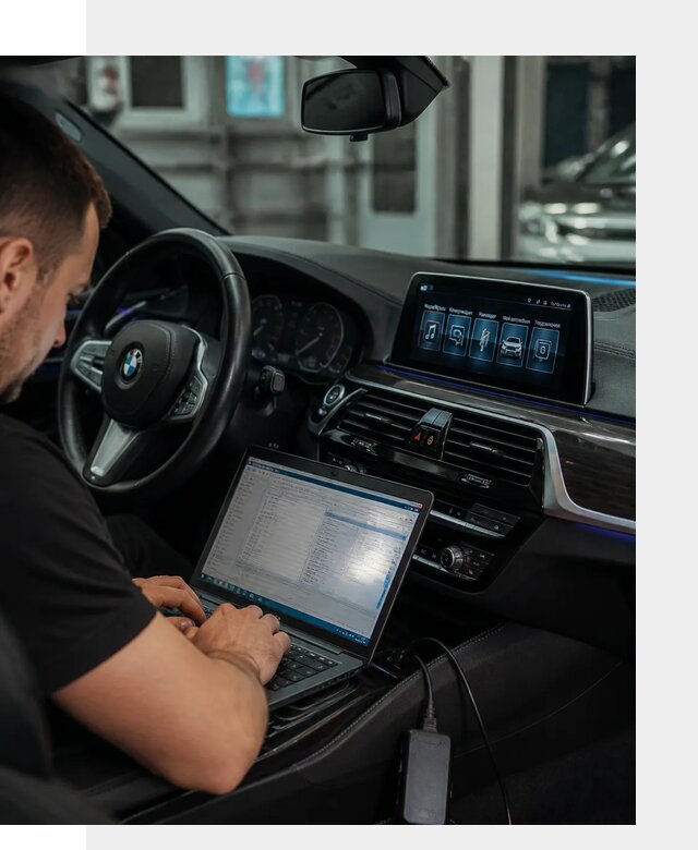 Русификация мультимедиа BMW для авто под ключ в Лянторе