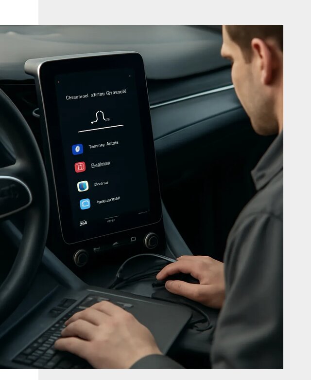 Установка приложений Lynk Co на автомобиль в Лянторе